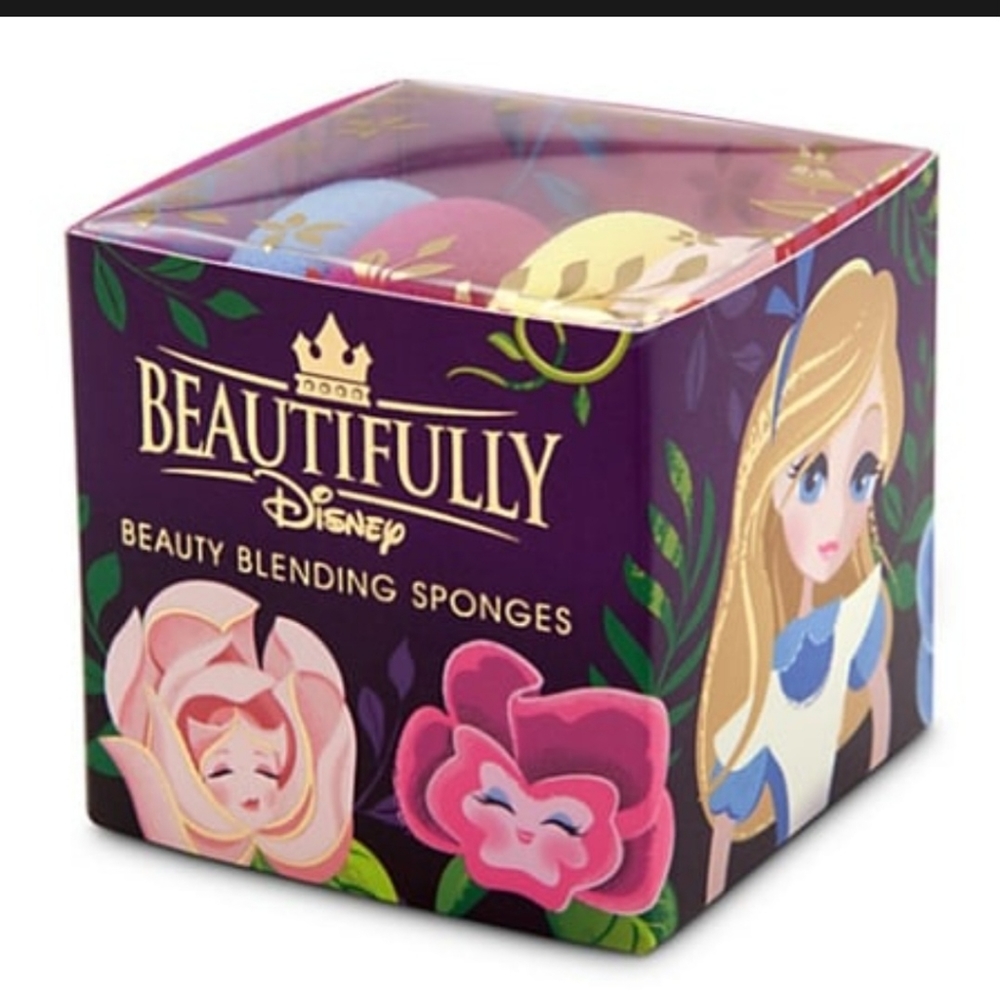 NIB Disney Beautifully Alice in Wonderland Beauty Blending Sponges